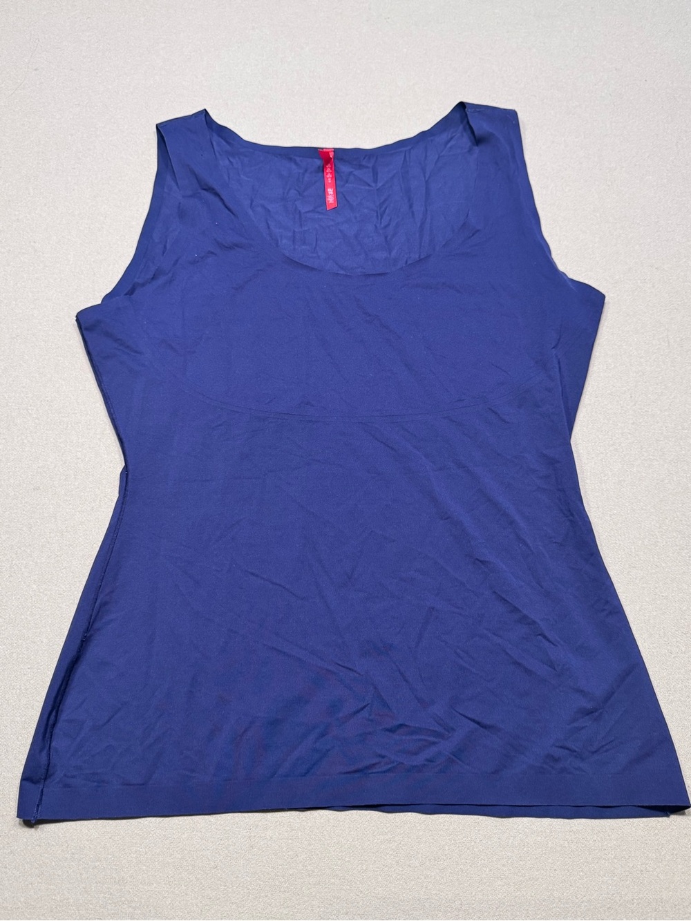 Spanx Cami Tank Navy shaping Smooths Trust Your Thinstincts